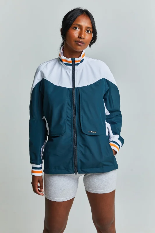 V1 Women’s Golf Jacket - Untraced Blue & White Mesh Jacket Canvas Jacket Denim Jacket V1 Women’s Golf Jacket - Untraced Blue & White Mesh Jacket Canvas Jacket Denim Jacket