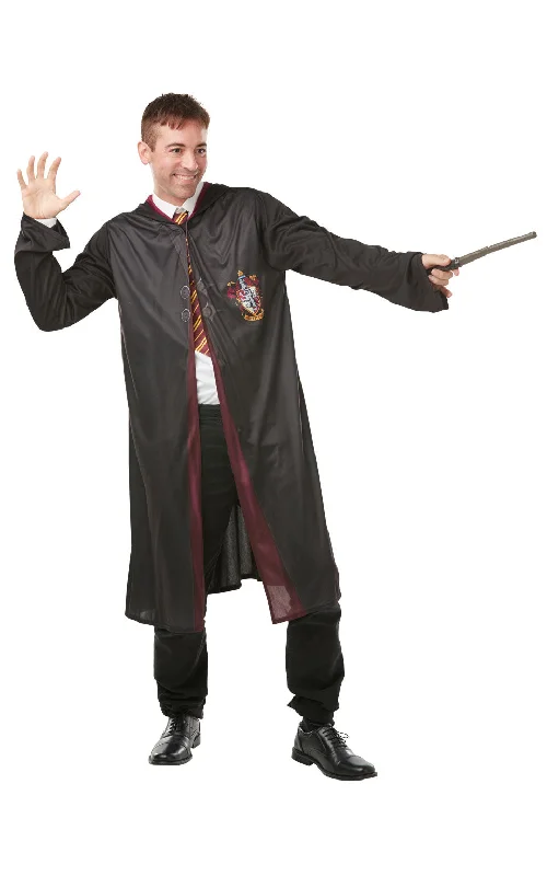 Gryffindor Hooded Robe Hoodie with Thumb Holes Functional Cozy