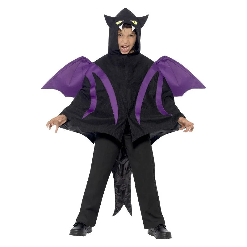 Hooded Creature Cape Black Child Hoodie Sweatshirt Pullover