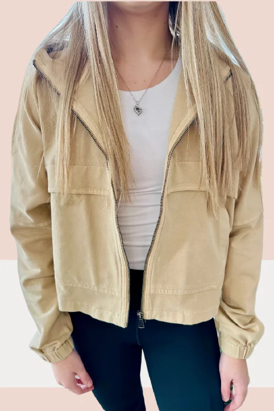 Jacinda Utility Denim Jacket Appliqued Jacket Beaded Jacket Sequined Jacket