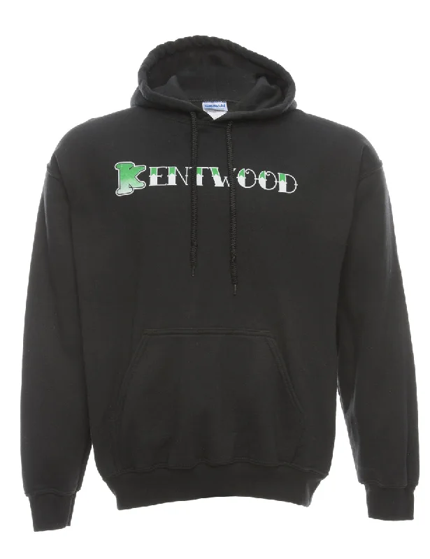 Kentwood Printed Sweatshirt - M Hoodie with Ribbed Hem Stretchable Secure