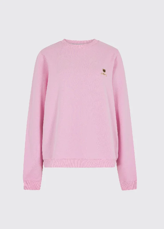 Glenside sweatshirt - Pink Hoodie with Rhinestones Sparkly Elegant