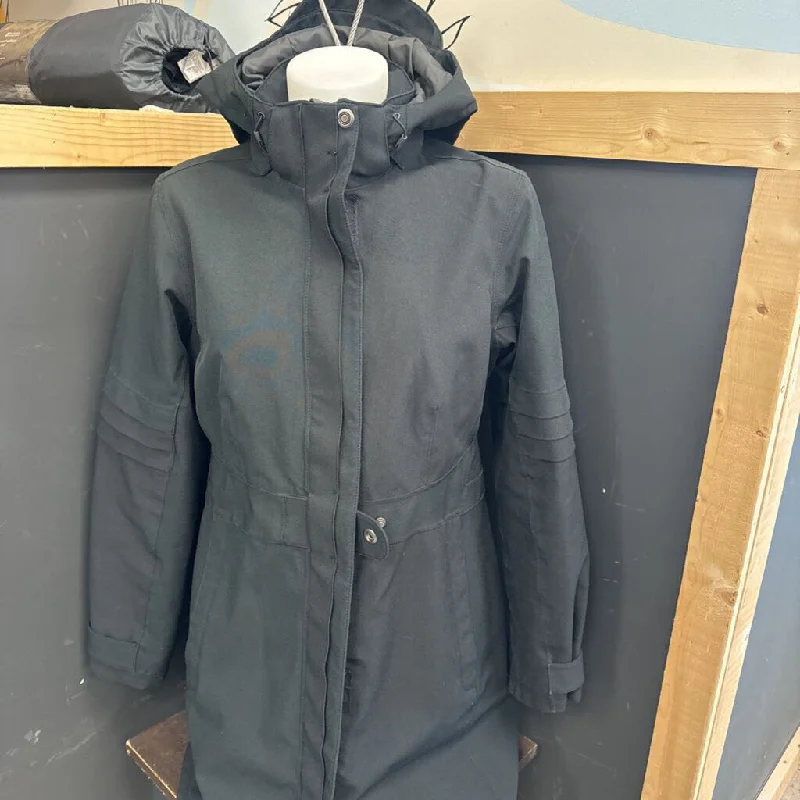 Merrell - Women Opti-Shell Hooded Jacket - MSRP compared $300: Black -women-MD Embroidered Jacket Appliqued Jacket Beaded Jacket Merrell - Women Opti-Shell Hooded Jacket - MSRP compared $300: Black -women-MD Embroidered Jacket Appliqued Jacket Beaded Jacket