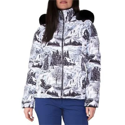 Obermeyer Bombshell Jacket Boat Neck Shawl Collar Notched Collar
