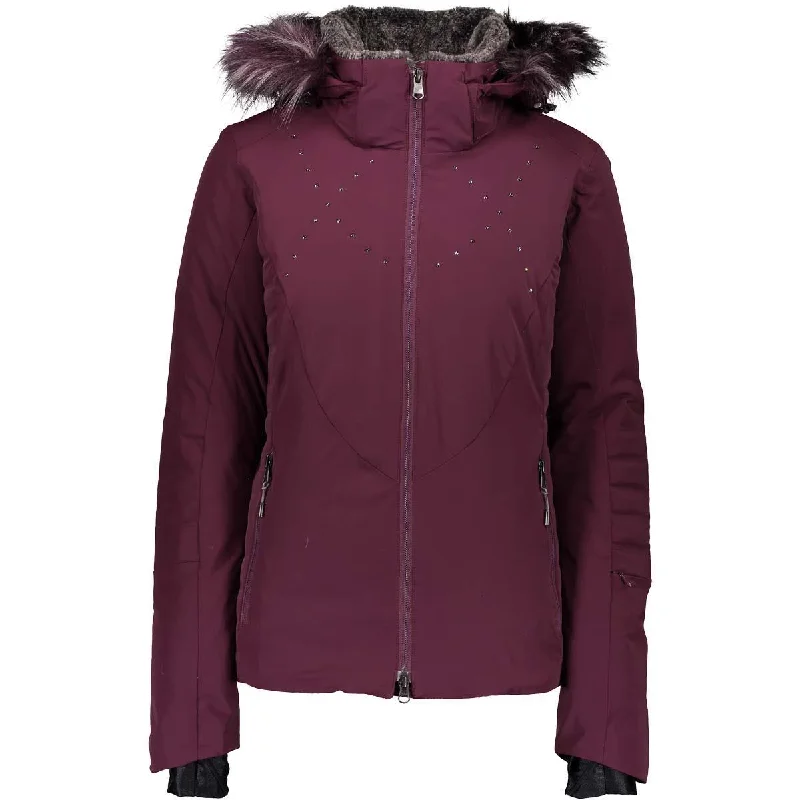 Obermeyer Evanna Down Jacket Faux Fur Jacket Real Fur Jacket Shearling Jacket