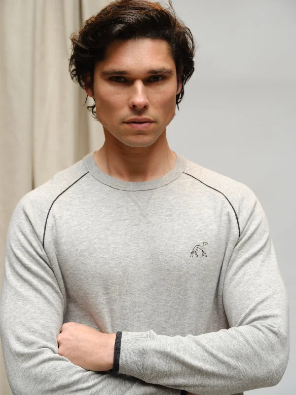 Organic Cotton Capsule Collection crew neck sweatshirt Hoodie with Relaxed Fit Easy Casual