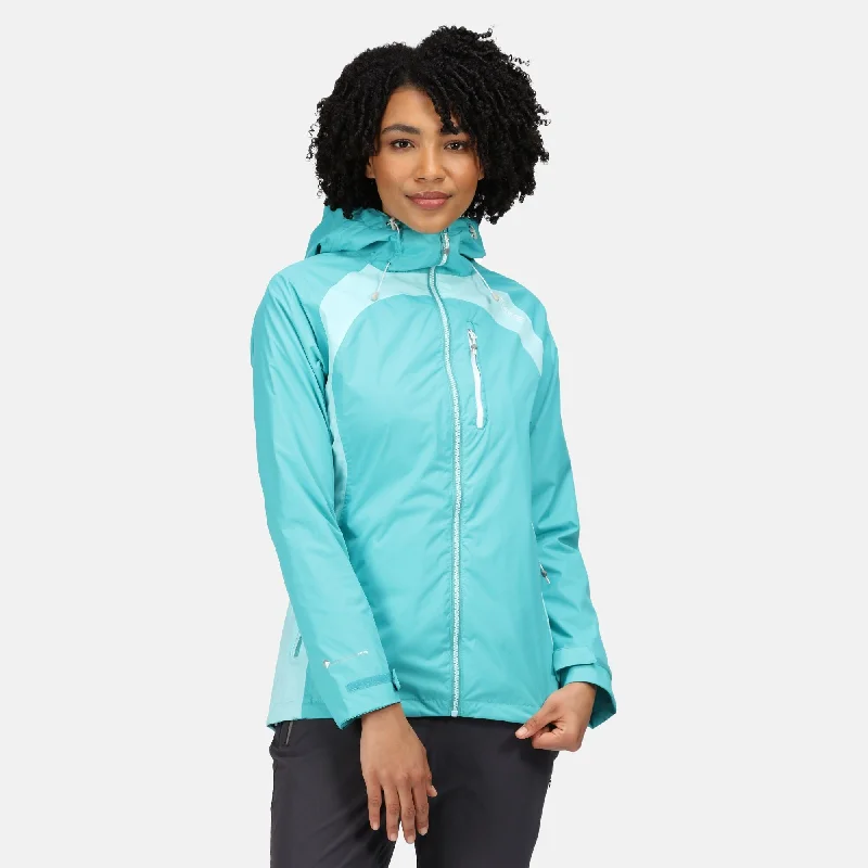 Regatta Ladies Lightweight Highton Jacket -TURQUOISE One-Shoulder Jacket Off-the-Shoulder Jacket Asymmetrical Jacket Regatta Ladies Lightweight Highton Jacket -TURQUOISE One-Shoulder Jacket Off-the-Shoulder Jacket Asymmetrical Jacket
