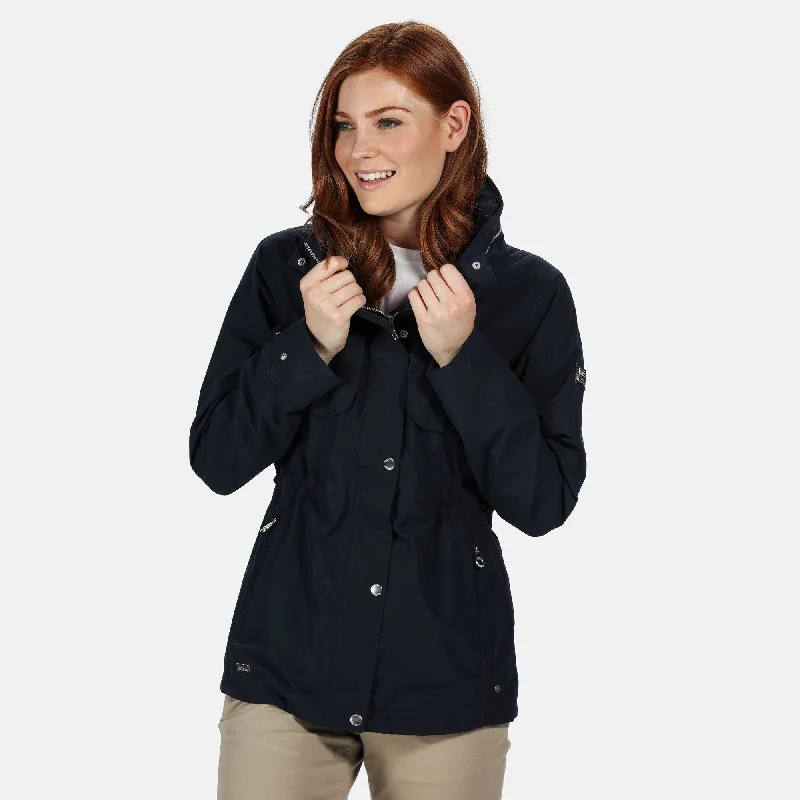Regatta Ladies Narelle Waterproof Jacket -NAVY Mesh Jacket Canvas Jacket Denim Jacket Regatta Ladies Narelle Waterproof Jacket -NAVY Mesh Jacket Canvas Jacket Denim Jacket