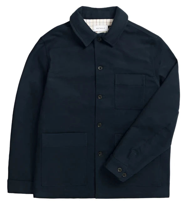 ROTHOLZ Moleskin overjacket soft navy unisex / men Trench Coat Raincoat Waterproof Jacket ROTHOLZ Moleskin overjacket soft navy unisex / men Trench Coat Raincoat Waterproof Jacket