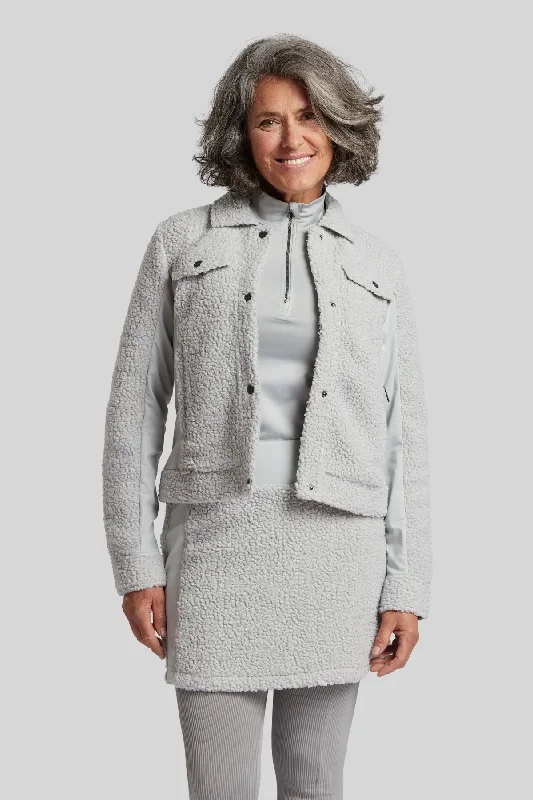 Sandra Fleece Jacket Women's Print Jacket Jacquard Jacket Patchwork Jacket