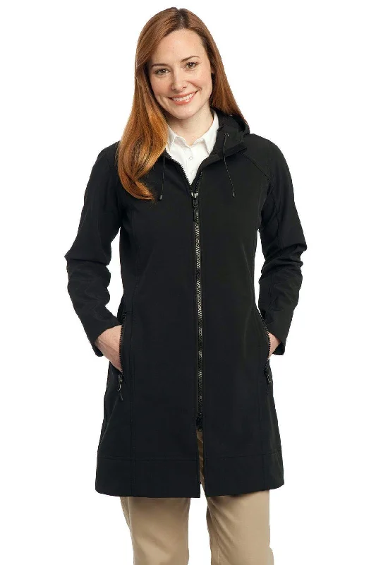 Port Authority Ladies Long Textured Hooded Soft Shell Jacket. L306 Lace Jacket Ribbed Jacket Sequined Jacket Port Authority Ladies Long Textured Hooded Soft Shell Jacket. L306 Lace Jacket Ribbed Jacket Sequined Jacket