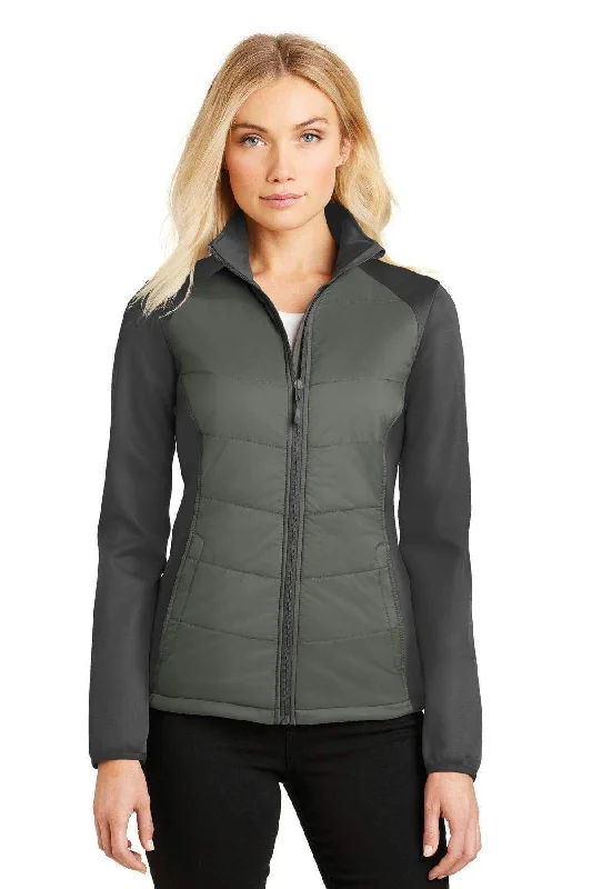 Port Authority Ladies Hybrid Soft Shell Jacket. L787 Fleece Fabric Down Fabric Feather Fabric Port Authority Ladies Hybrid Soft Shell Jacket. L787 Fleece Fabric Down Fabric Feather Fabric