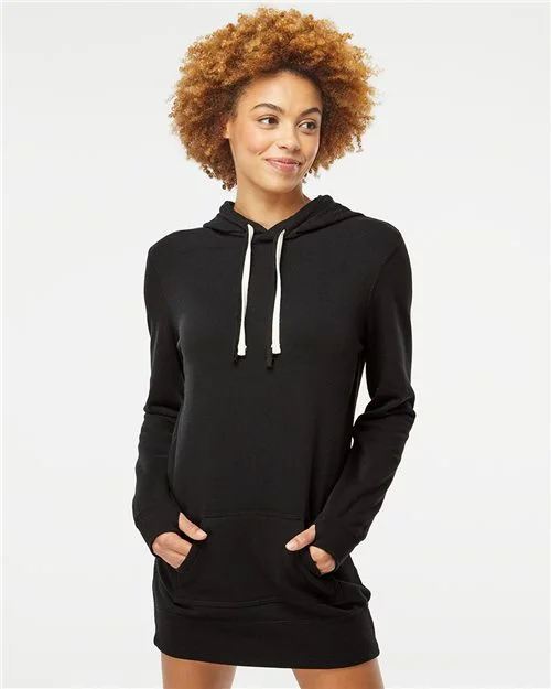 Women’s Special Blend Hooded Sweatshirt Dress Hoodie with Monochrome Minimalist Simple