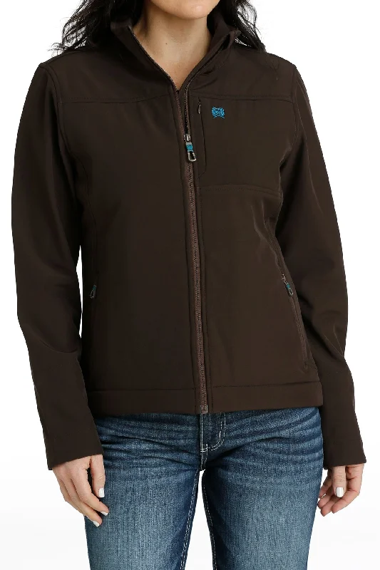 WOMEN'S CONCEALED CARRY BONDED JACKET - BROWN Lace Jacket Ribbed Jacket Sequined Jacket WOMEN'S CONCEALED CARRY BONDED JACKET - BROWN Lace Jacket Ribbed Jacket Sequined Jacket