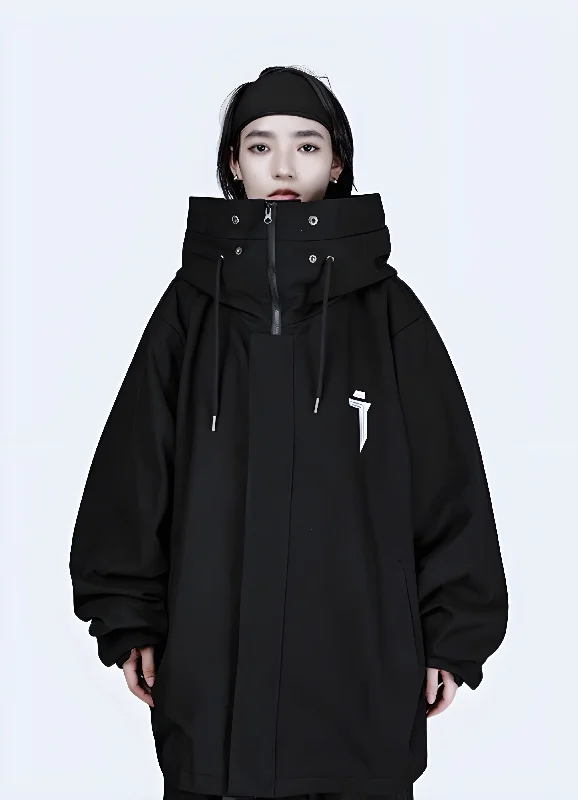 Women's Techwear Jacket Herringbone Jacket Houndstooth Jacket Plaid Jacket