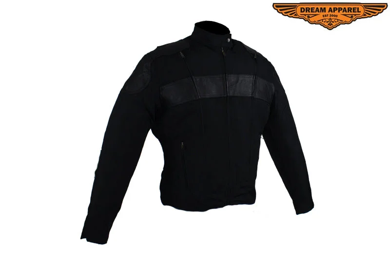 Womens Textile & Leather Racer Jacket Denim Jacket Leather Jacket Suede Jacket