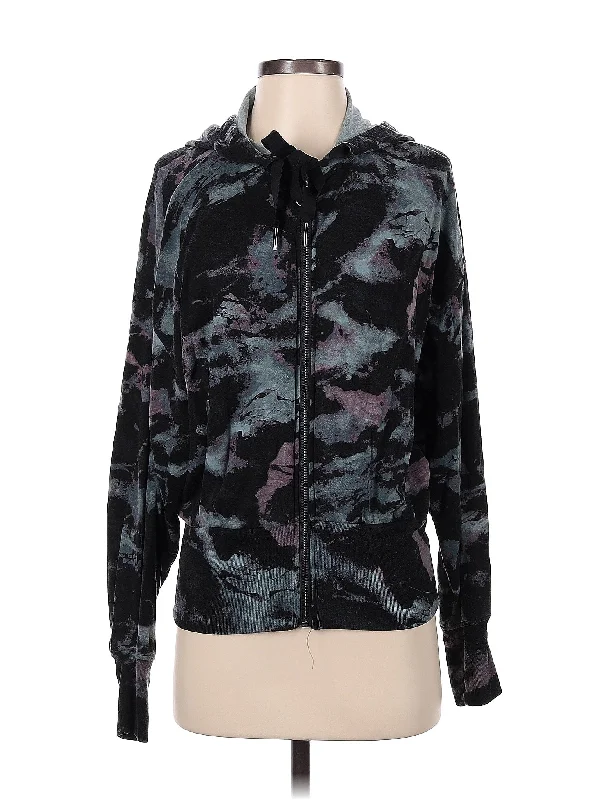 Zip Up Hoodie Hoodie with Velcro Closure Adjustable Secure