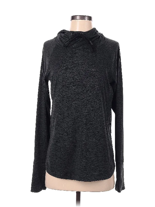 Zip Up Hoodie Hoodie with Puffed Sleeves Voluminous Trendy