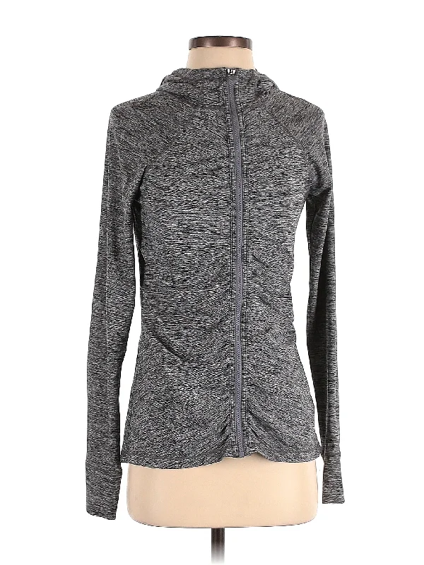 Zip Up Hoodie Hoodie with Drop Shoulder Relaxed Streetwear