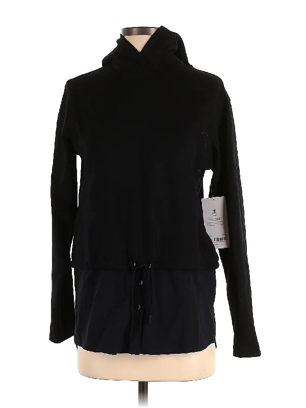 Zip Up Hoodie Hoodie with Lace Feminine Delicate