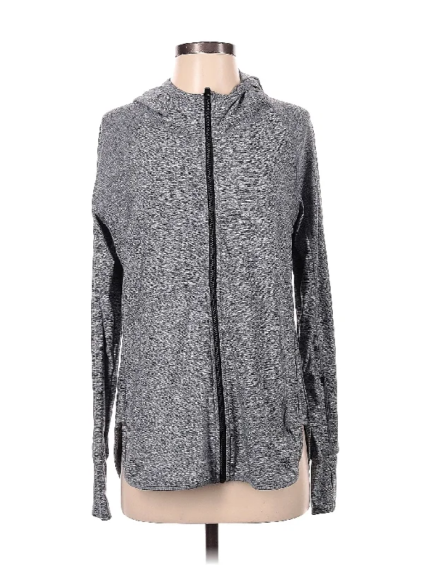Zip Up Hoodie Hoodie with Velcro Closure Adjustable Secure