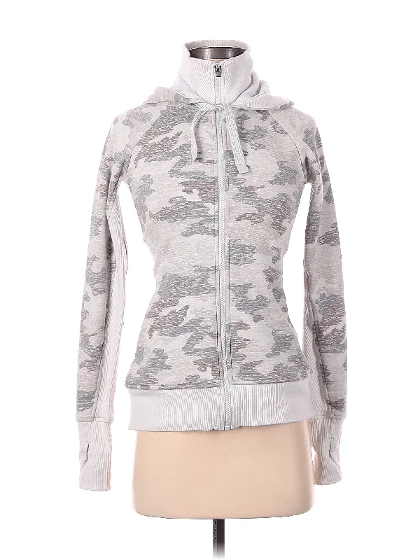 Zip Up Hoodie Hoodie with Button Classic Timeless