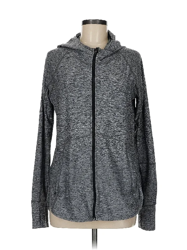 Zip Up Hoodie Hoodie with Crew Neck Simple Timeless