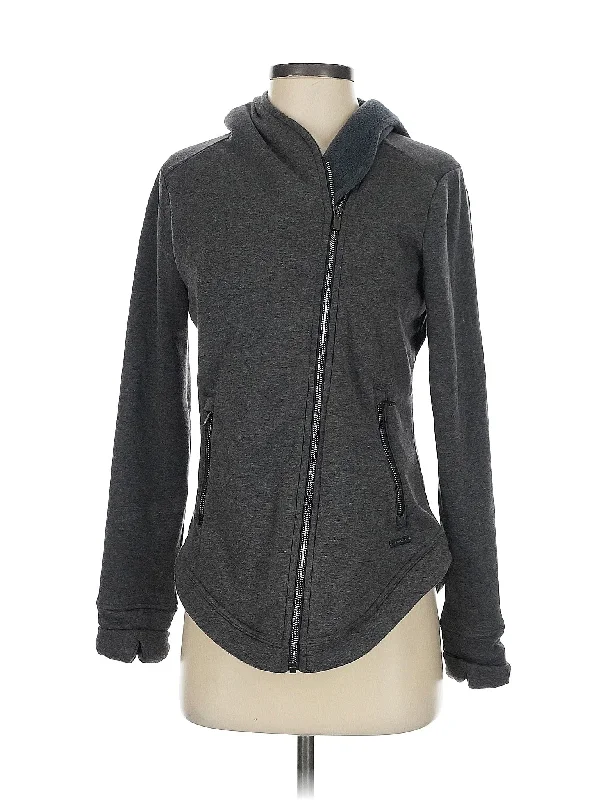 Zip Up Hoodie Hoodie with Button Classic Timeless