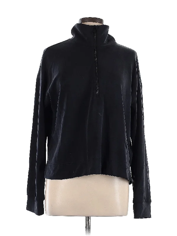 Zip Up Hoodie Hoodie with Stripes Bold Sporty