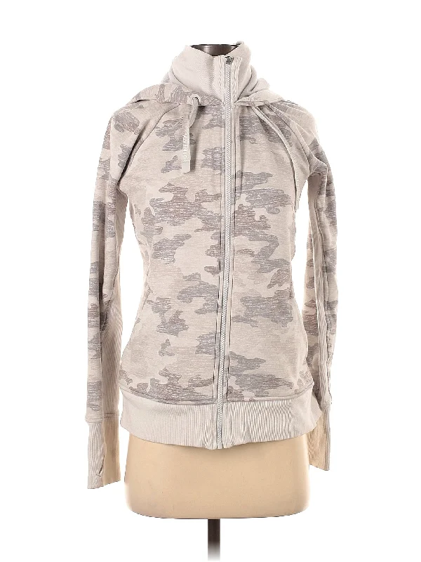 Zip Up Hoodie Hoodie with Illustration Artistic Creative