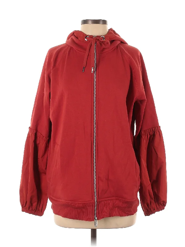 Zip Up Hoodie Hoodie with Mesh Breathable Sporty