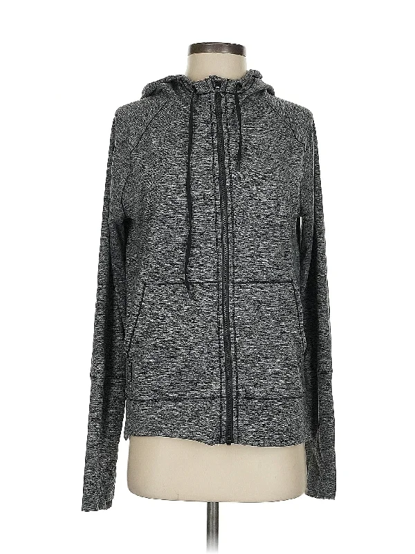 Zip Up Hoodie Hoodie with Camouflage Military Edgy