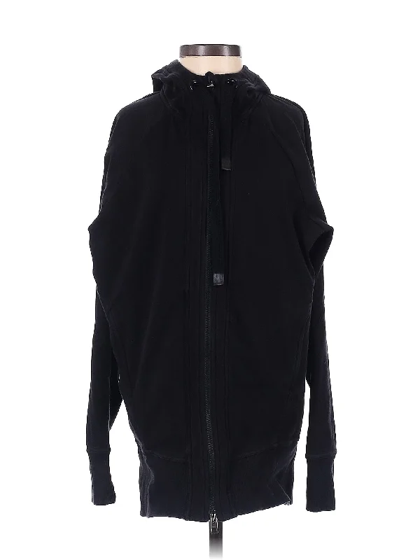Zip Up Hoodie Hoodie with Crew Neck Simple Timeless