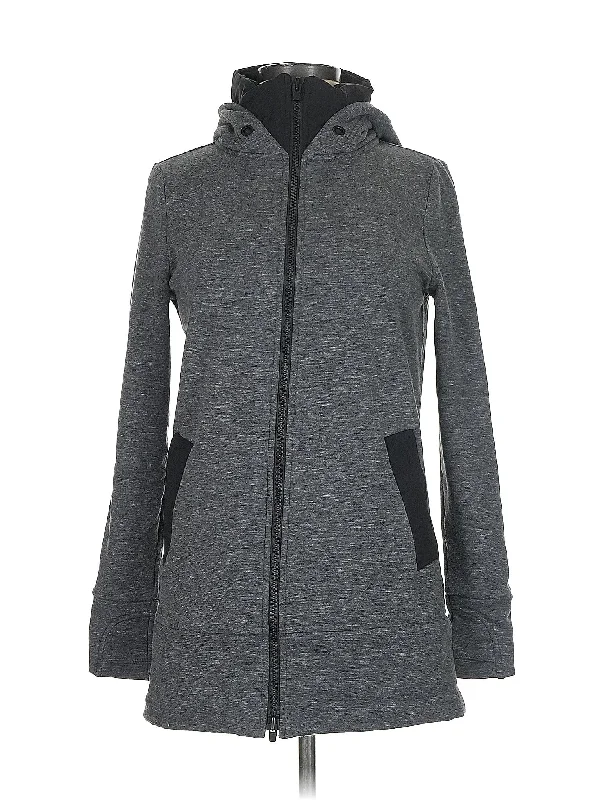 Zip Up Hoodie Hoodie with Hood Adjustable Protection