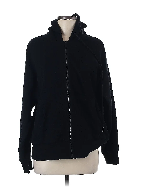 Zip Up Hoodie Hoodie with Color Block Contrast Stylish