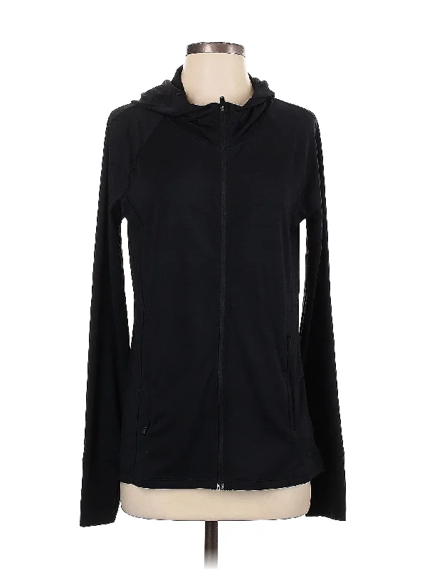 Zip Up Hoodie Hoodie with Neon Bright Vibrant