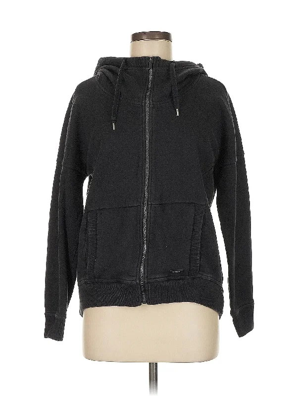 Zip Up Hoodie Hoodie with Embroidery Detailed Premium