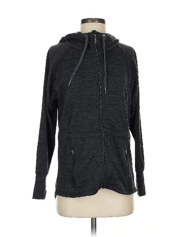 Zip Up Hoodie Hooded Sweatshirt Casual Wear Street Style