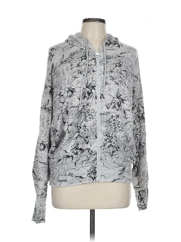 Zip Up Hoodie Hoodie with Hem Contrast Bold Stylish