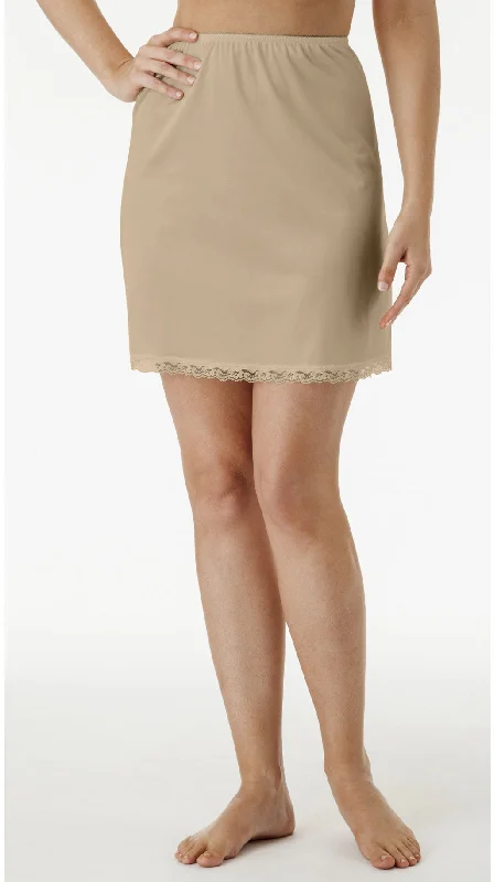 NYLON SKIRT SLIP low waist skirt