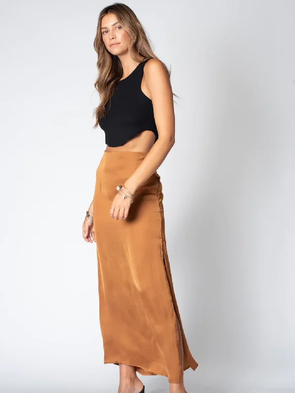 Stillwater - Dani Maxi Skirt velvet skirt sumptuous