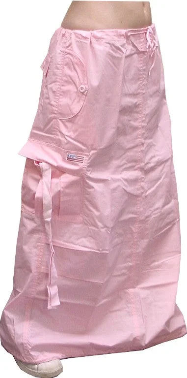 Ufo Utility Cargo Skirt (Pink) asymmetrical skirt cut