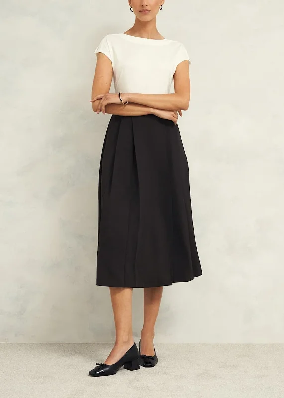 Adalyn Skirt 0224/7690/9045l00 Black leather skirt sleek