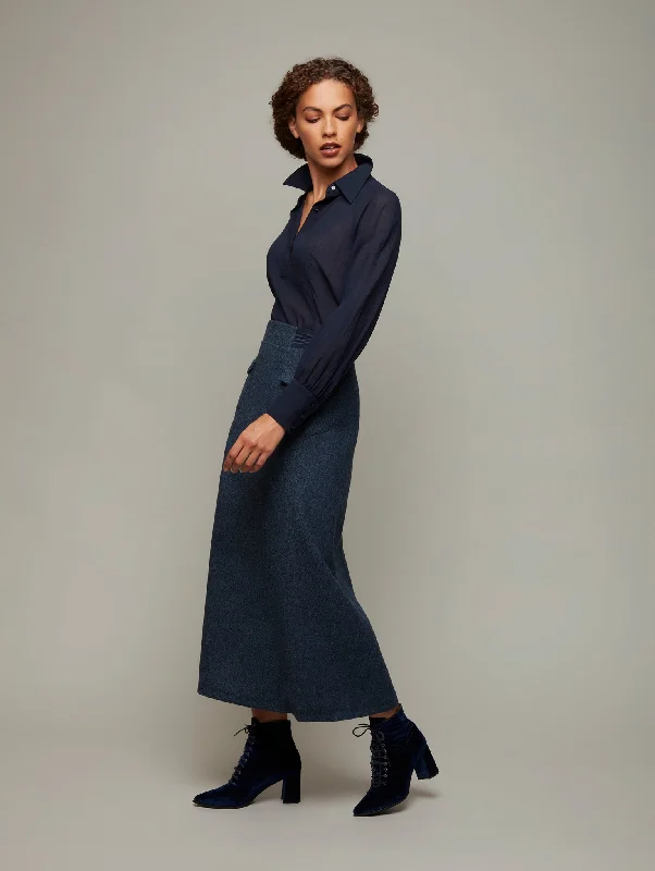 ASPEN | A Line Wool Skirt lace skirt elegant