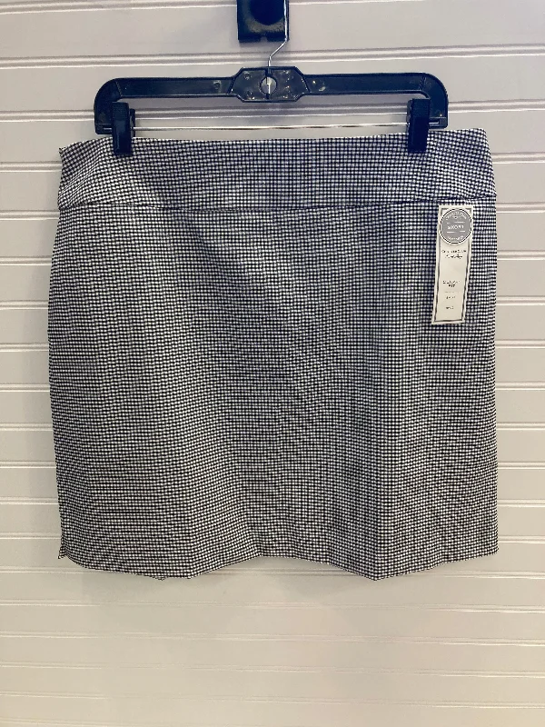 Black & White Skort Charter Club, Size 14 tiered skirt playful