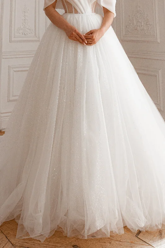 Detachable Sparkly Glitter Skirt Romanica lace skirt romantic