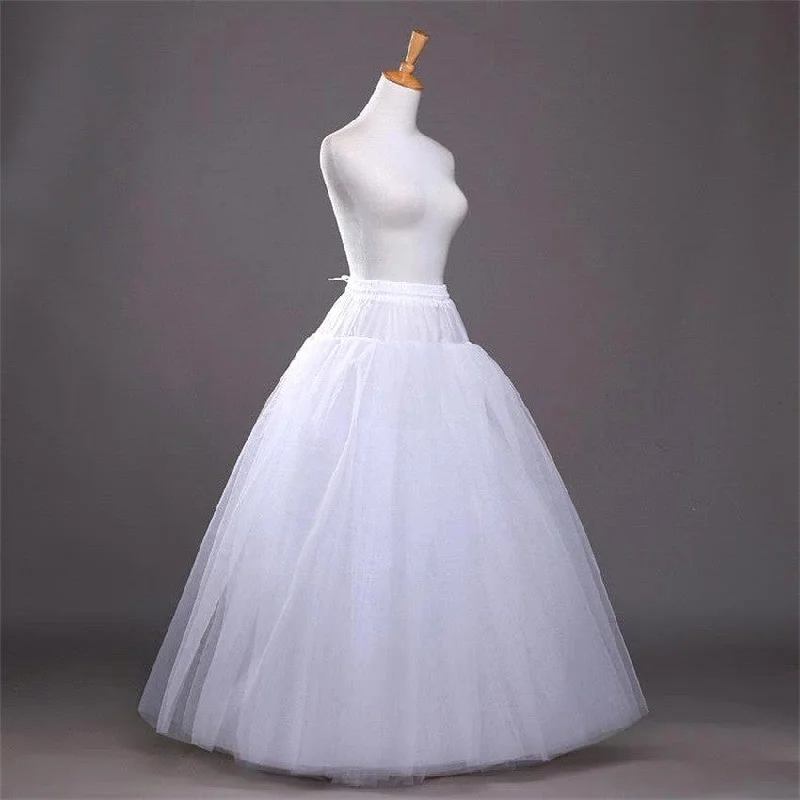 Four Layer Hard Tulle Petticoat Underskirt wool skirt sturdy
