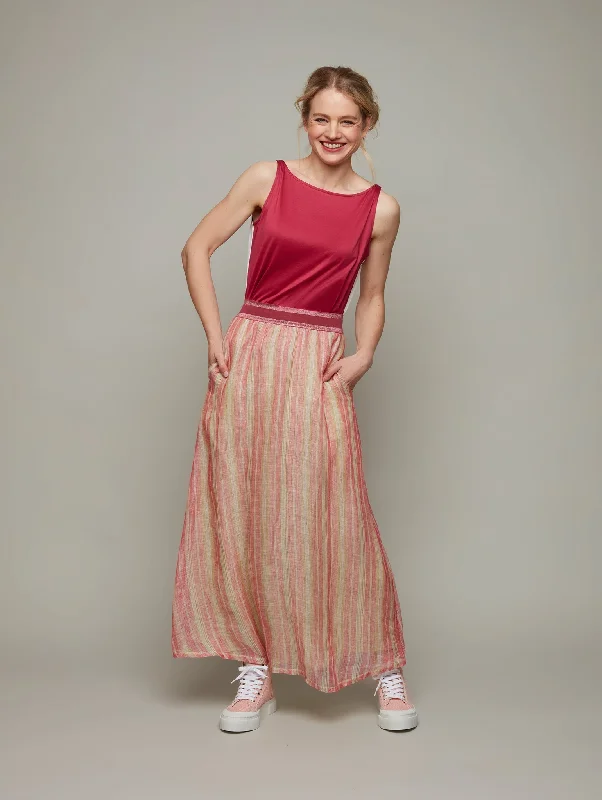 OLEANDER | Easy Maxi Skirt spandex blend skirt