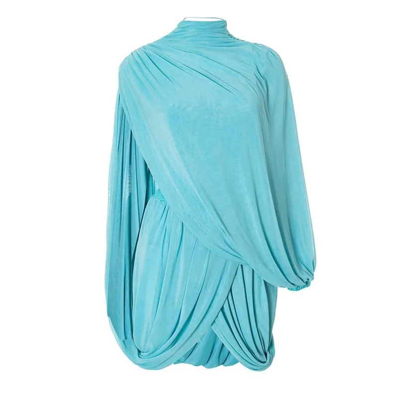 Ruched shrug tube mini skirt set ribbed skirt waist