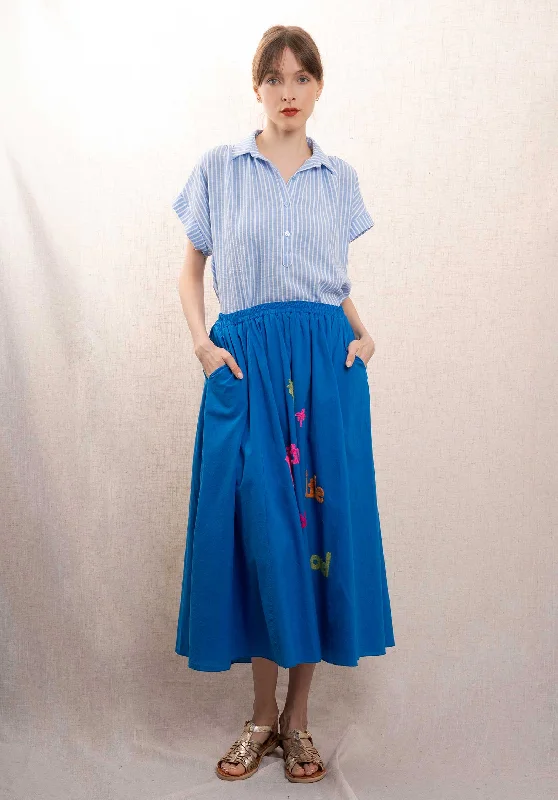 Skirt 700013 700013 Msc Ri Navy denim skirt fashionable